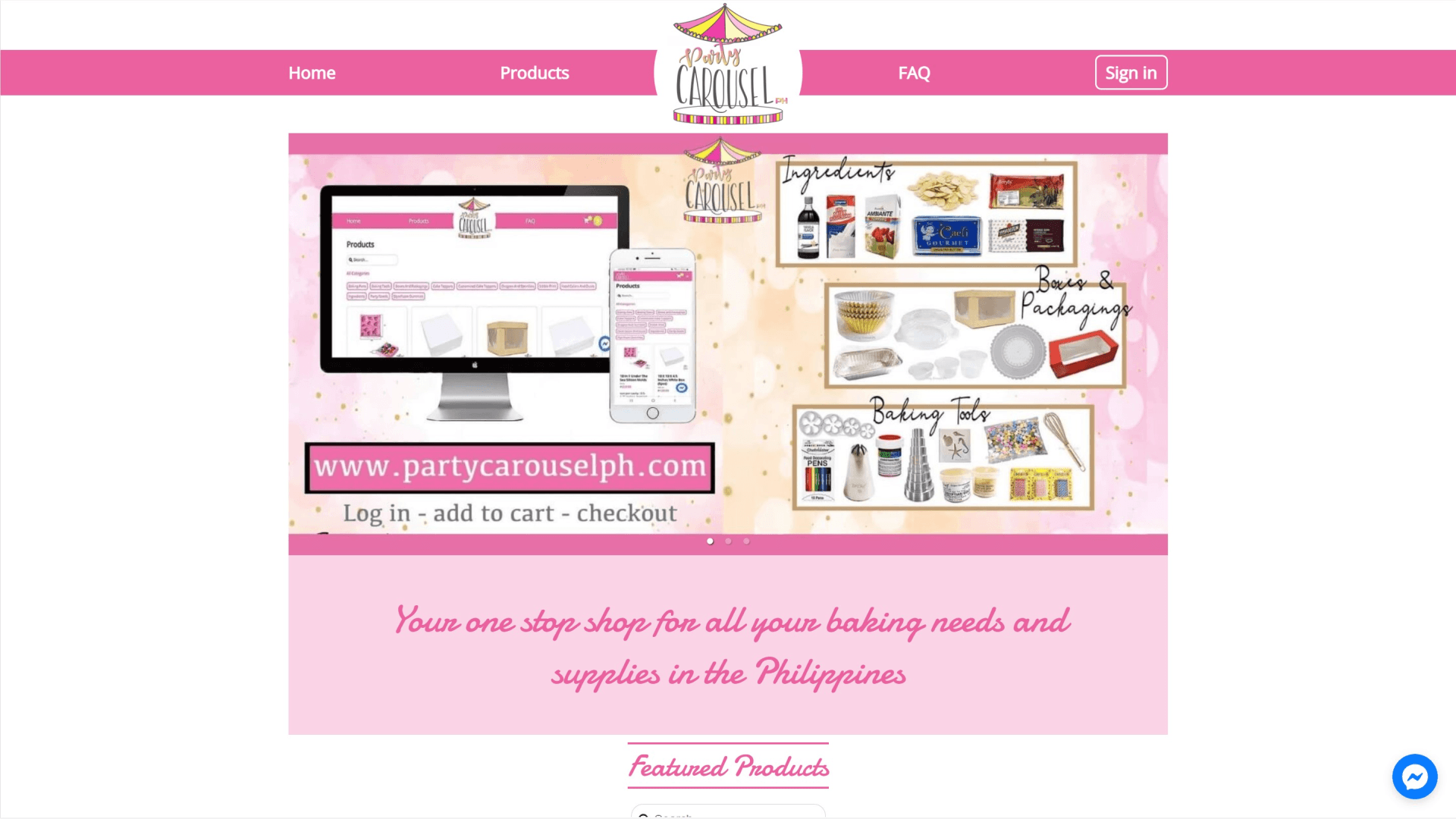 Party Carousel Ph site image